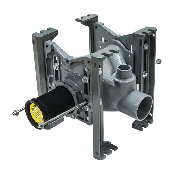 Industry Standard Back-To-Back Horizontal Carrier for Floor Mounted Back Outlet Bowl - ISCA-101-D-BF