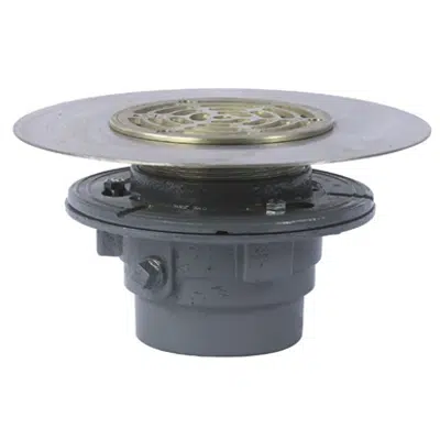 imagem para Floor Drain with Recessed Tile Flange - FD-100-C-FT6