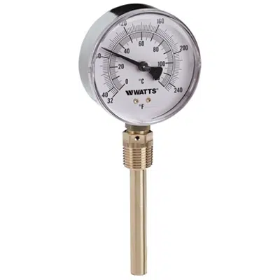 รูปภาพสำหรับ Bottom-Entry Bimetal Thermometer - TBR