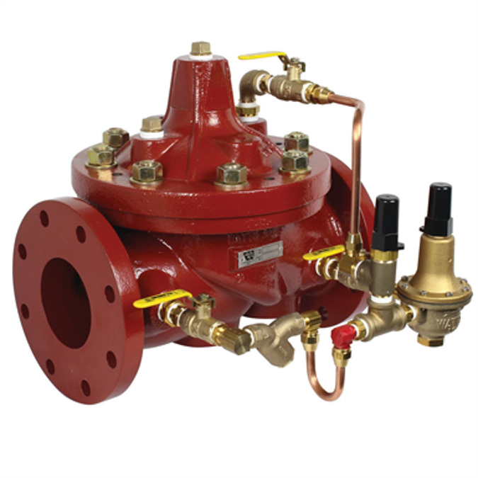 BIM objects Free download! Pressure Reducing Control Valve with Low