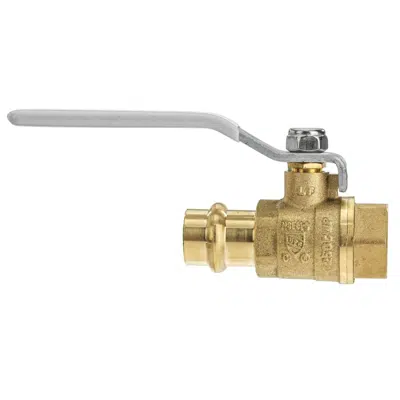 imagem para Lead Free* 2-Piece, Full Port, Brass Ball Valves with Integral Press x Female NPT Connections - LFFBV-3-PR-FIP