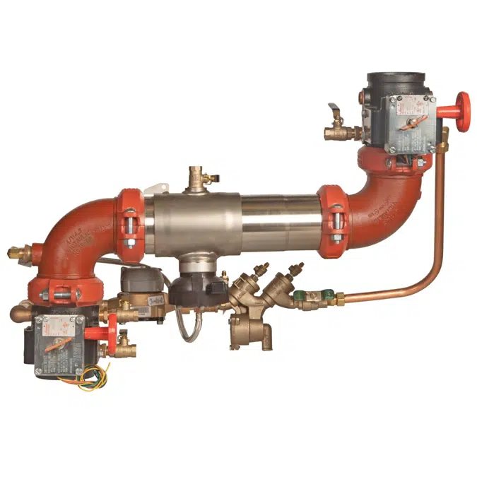 Reduced Pressure Detector Assembly Backflow Preventers with Flood Sensor, Stainless Steel – Sizes 2 1/2 – 10 IN - 957RPDA-FS