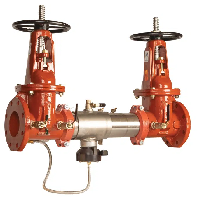 Reduced Pressure Detector Assembly Backflow Preventers with Flood Sensor, Stainless Steel – Sizes 2 1/2 – 10 IN - 957RPDA-FS