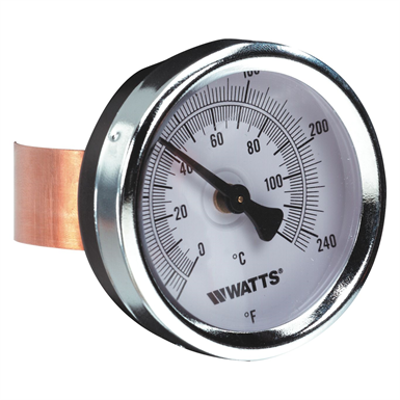 Image for Pipe-Mount Bimetal Thermometer - TBP