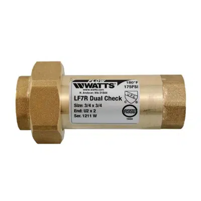 Image for Lead Free* Brass Dual Check Valves - LF7R