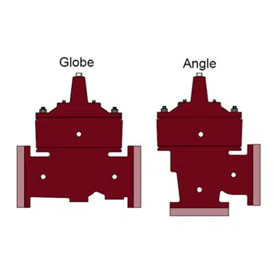 billede til Dual Chamber Control Valve - Full Port with Mechanical Check - M518, M1518