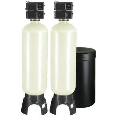 Meter Demand Duplex Alternating Water Softeners for Hardness Reduction - PWS30-2图像