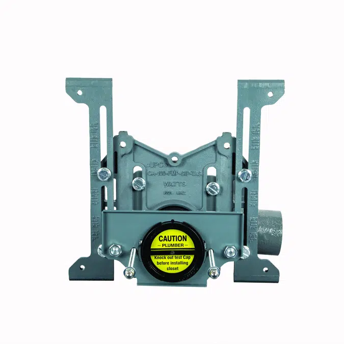 QT QuickTurn™ Single Horizontal Carrier for Floor Mounted Back Outlet Bowl - QT-101-LR-BF