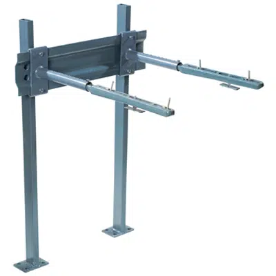 Image for Floor Mounted Concealed Arm Track Lavatory Carrier - TCA-411