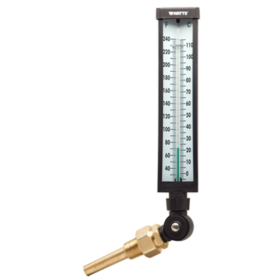 Lead Free* Liquid-Fill, Adjustable Angle Thermometer - LFTA için görüntü