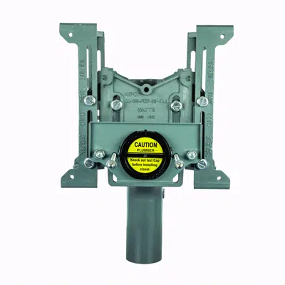 Image for QT QuickTurn™ Back-To-Back Vertical Carrier for Floor Mounted Back Outlet Bowl - QT-121-D-BF