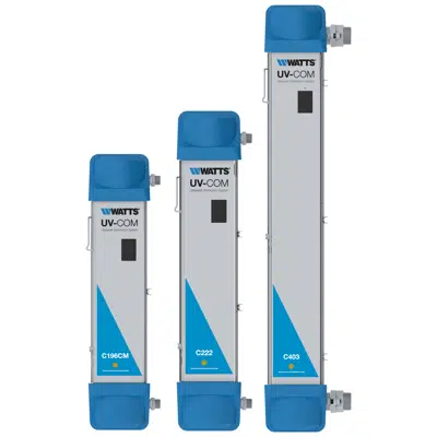 Image for Advanced UV Disinfection System for Legionella, Capacity 16.5 -100 GPM - UV-COM