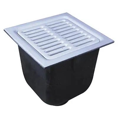 imagen para 12 in. Square x 10 in. Deep Sanitary Floor Sink - FS-750