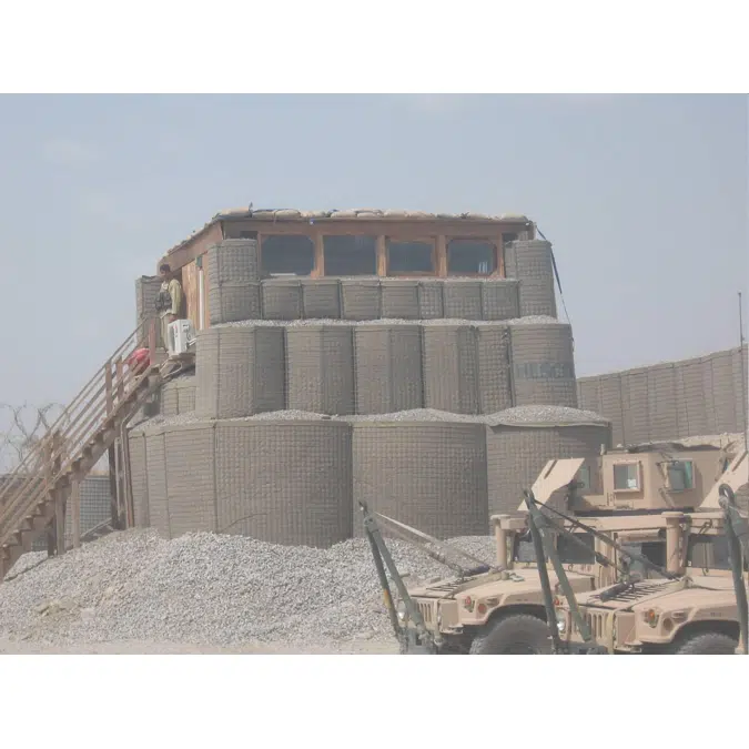HESCO MIL 3 Earth Filled Defensive Barrier