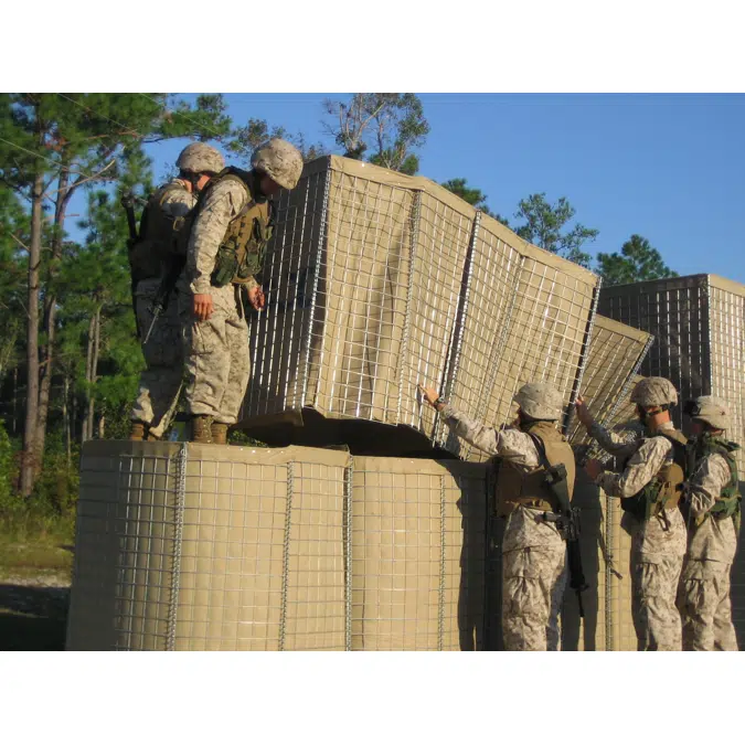 HESCO MIL 3 Earth Filled Defensive Barrier