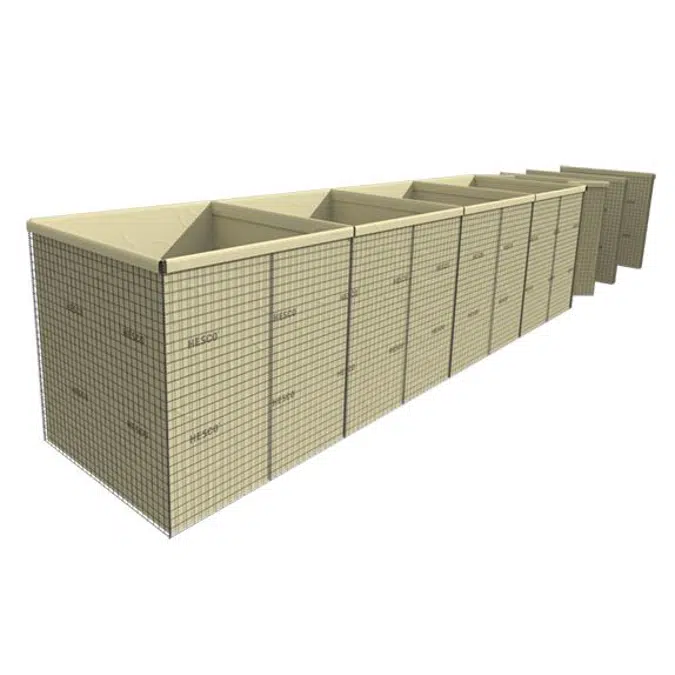 HESCO MIL 10B CL Earth Filled Defensive Barrier