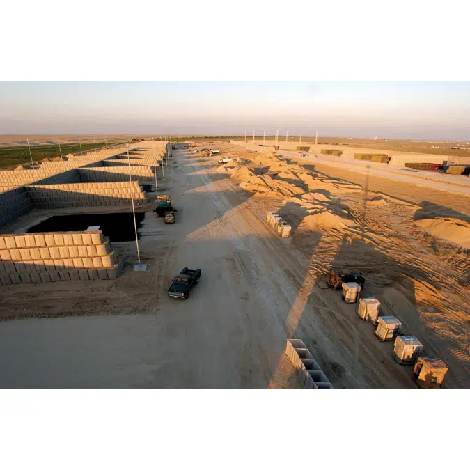 HESCO MIL 10B CL Earth Filled Defensive Barrier