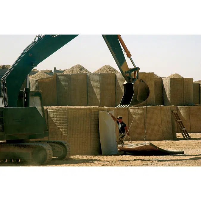 HESCO MIL 10B CL Earth Filled Defensive Barrier
