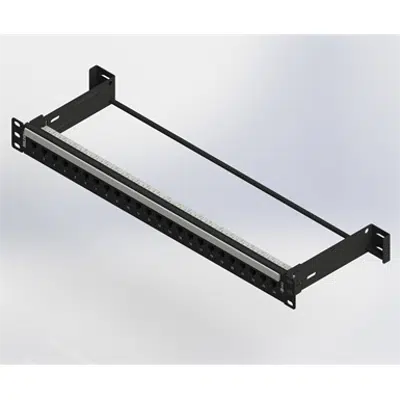 Image pour CAT 6 KeyConnect Patch Panels (Flat, w/Jacks), 24-port, 1U