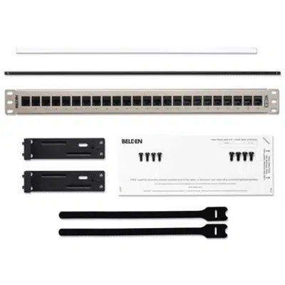 imagem para 10GX KeyConnect Coupler Patch Panel (Flat), 24-port, 1U