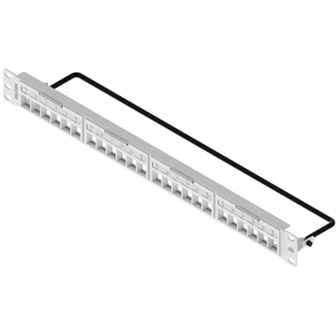 REVConnect Patch Panel, 24-port, 1U, White