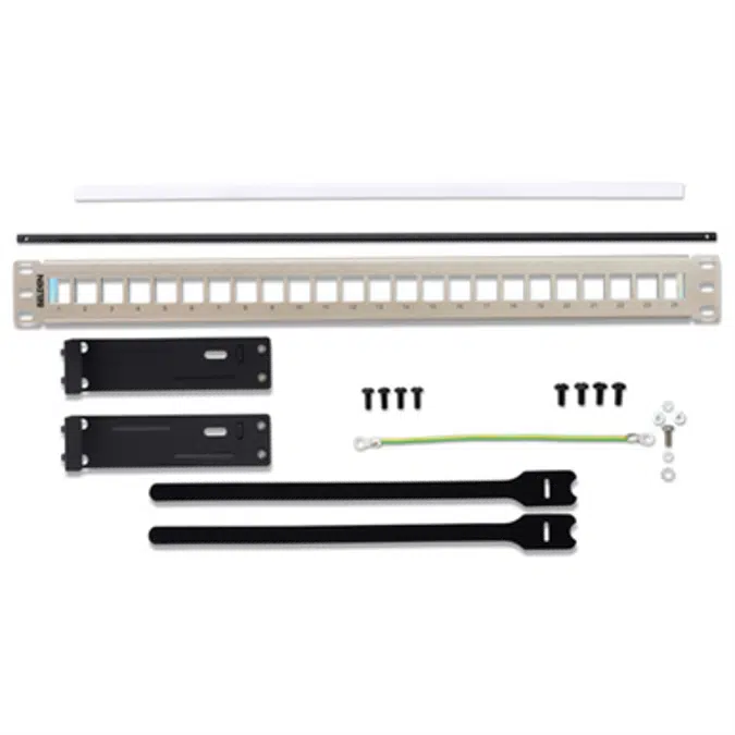 KeyConnect Shielded Patch Panels, 24-port, 1U