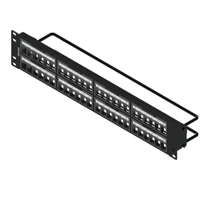 imagen para REVConnect Patch Panel, 48-port, 2U, Black