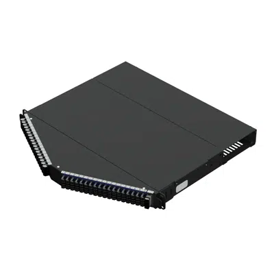 billede til XHD 1U Angled Patch Panel 76P Pre-Term OS2 (Black)
