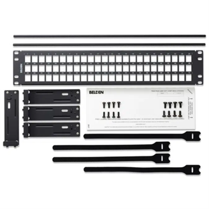 KeyConnect Patch Panel (Flat), 72-port, 2U