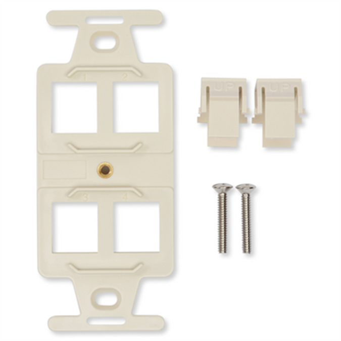 BIM objects - Free download! KeyConnect 106 Adapter, 2-port | BIMobject