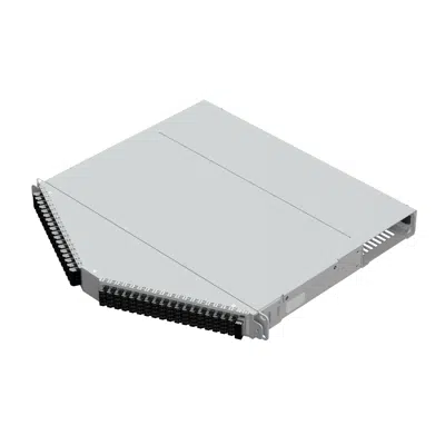 Image for XHD 1U Angled Patch Panel 76P (White)