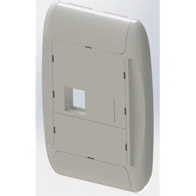 รูปภาพสำหรับ MediaFlex Rounded Edge Faceplate Kits, 2-port, Flush KeyConnect Inserts, Single-Gang