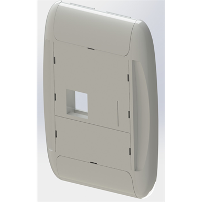 Oggetti BIM Download Gratuito MediaFlex Rounded Edge Faceplate Kits 2 port Flush KeyConnect 