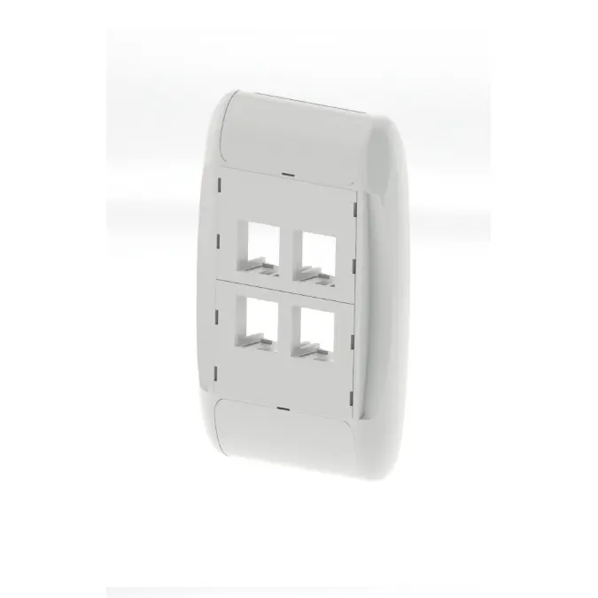 BIM objects - Free download! MediaFlex Rounded Edge Faceplate Kits, 4 ...