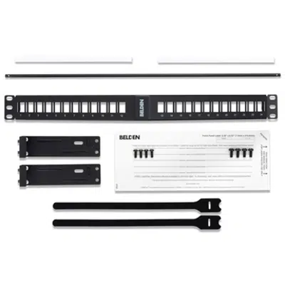 Image for KeyConnect Angled Patch Panel, 24-port, 1U