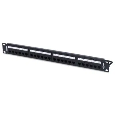 Image for CAT6+ REVConnect Patch Panel (Preloaded), 24-port, 1U, White
