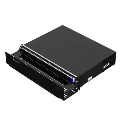 Immagine per XHD 2U Patch Panel 152P, 2 Trays Empty Black