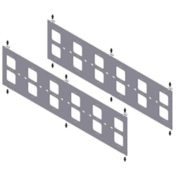 High Density Vertical Cable Manager Backcovers