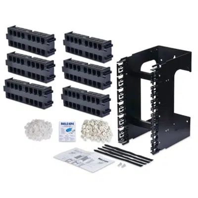 Image for 10GX REVConnect Wall-Mount Termination Kit Coupler, 96-port