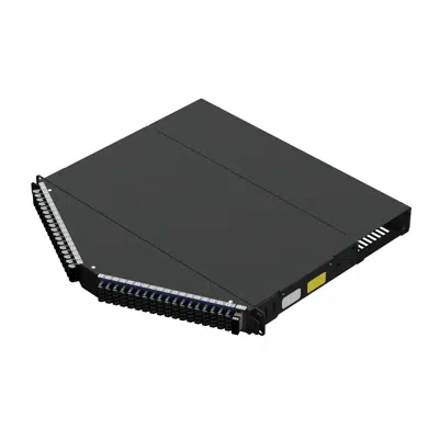 billede til XHD 1U Angled Patch Panel 76P Pre-Term OS2 ALT (Black)