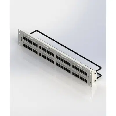 Image for CAT 5E REVConnect Patch Panel (Preloaded), 48-port, 2U, White