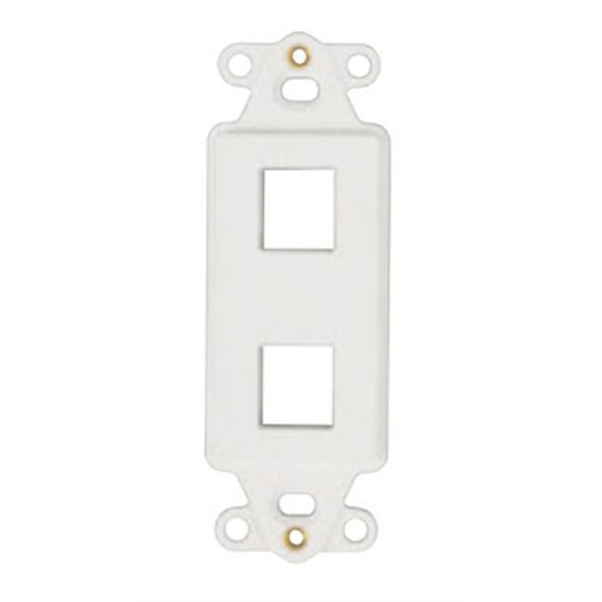 BIM objects - Free download! KeyConnect Deco Adapter, 2-port | BIMobject