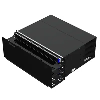 Immagine per XHD 4U Patch Panel 304P, 4 Trays Empty Black
