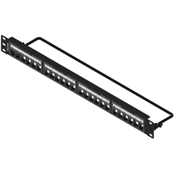 REVConnect Patch Panel, 24-port, 1U, Black