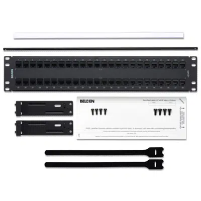 imagen para CAT 6 KeyConnect Coupler Patch Panel (Flat), 48-port, 2U