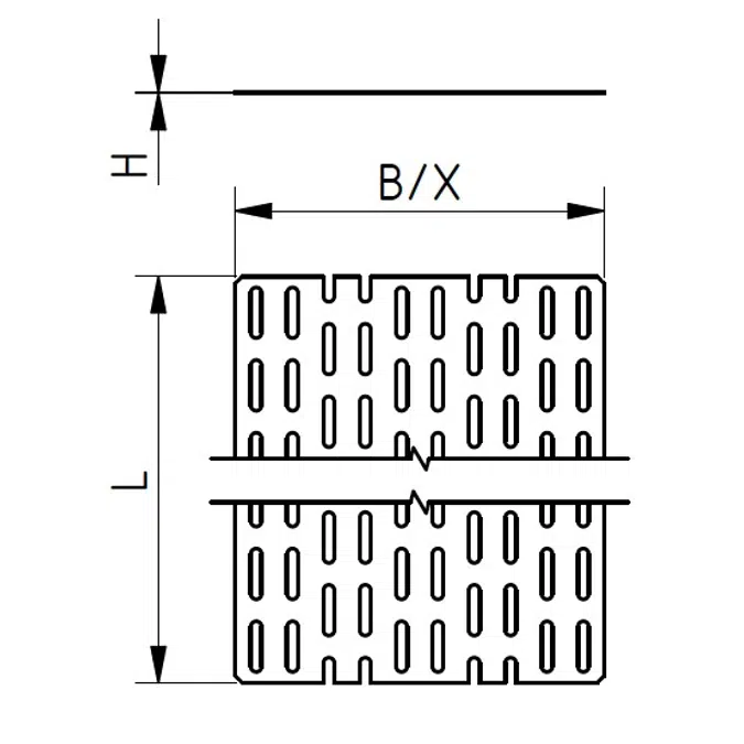 Bodenblech zu Weitspann-Multibahn 200 A4, 1.4404