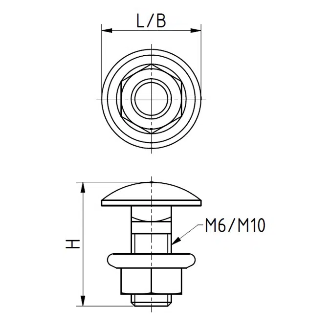 Schraubengarnitur M10 x 25 mm gvz