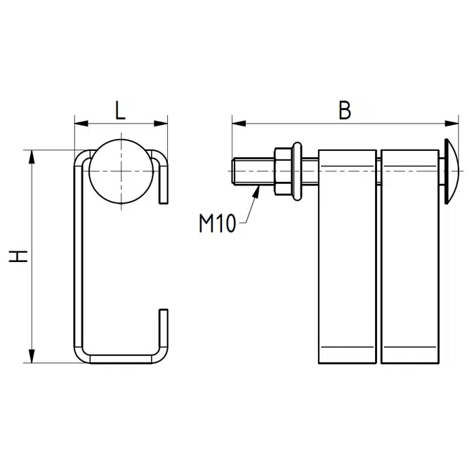 Deckenstützen Verstärkung geteilt E90 fvz