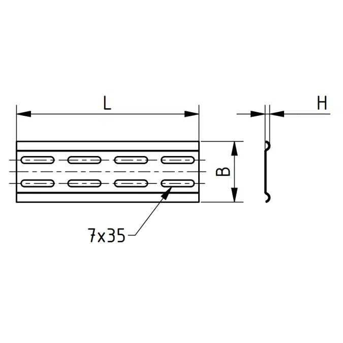 Stossleiste 100 mm ZMA