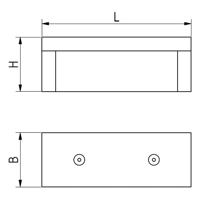 Brandschutzbox L=100 mm, Promat